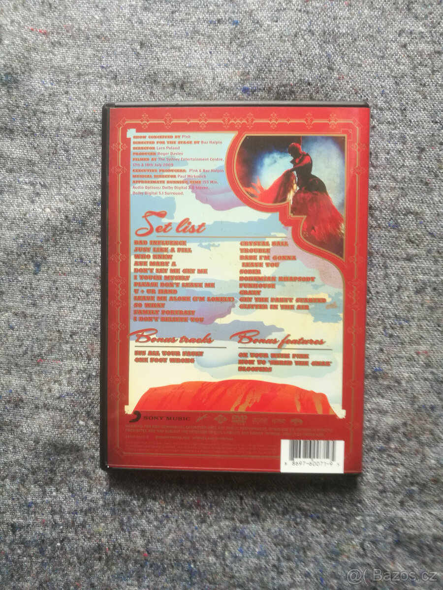 DVD Pink Funhouse Tour: Live in Australia - 2