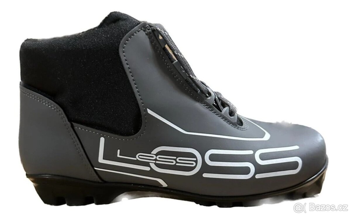 Set na bezky 120 cm (lyze, hulky, boty) - pro dite cca 6-9 - 2