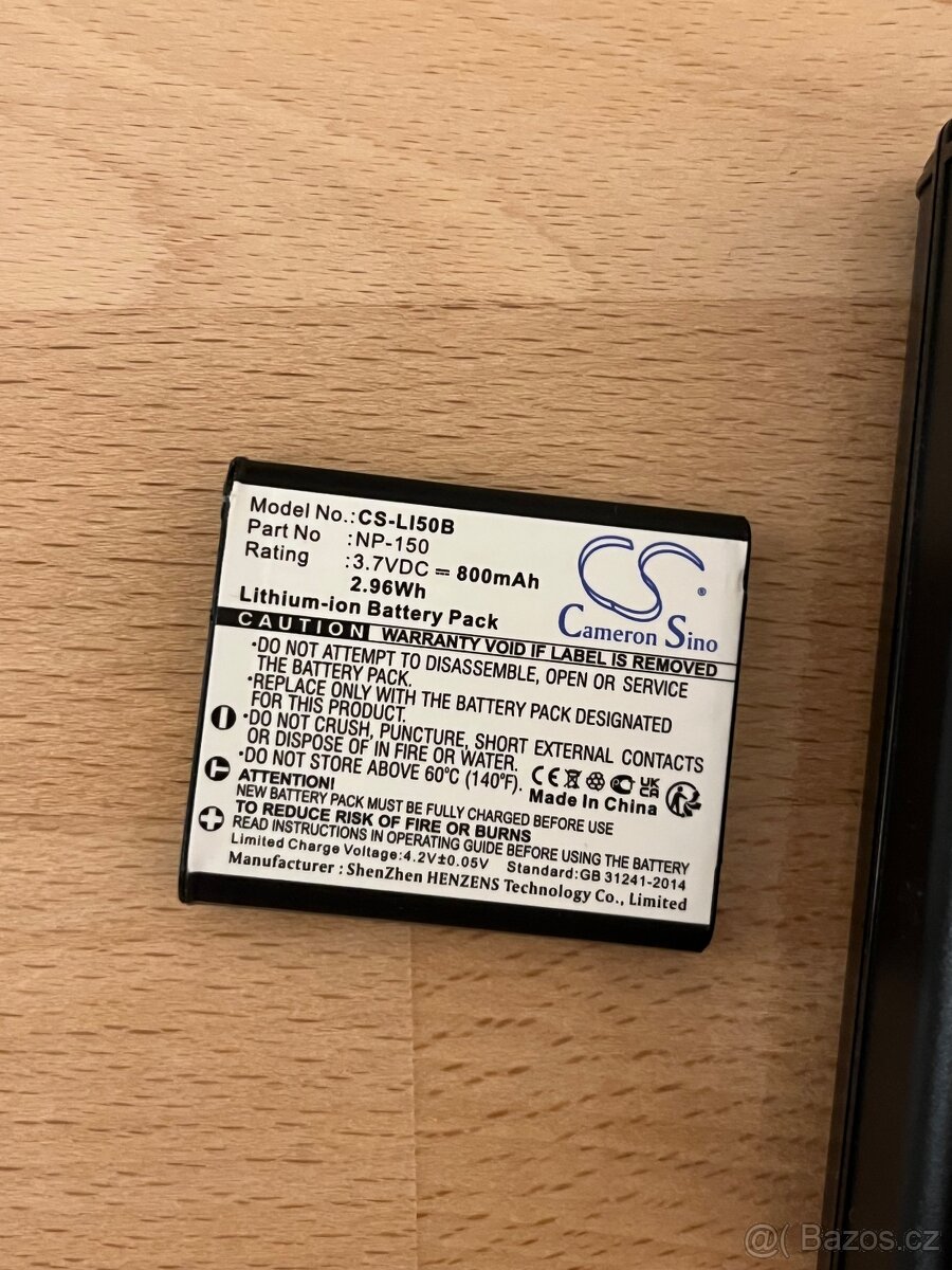 Nabijecka + baterie np-150 - 2