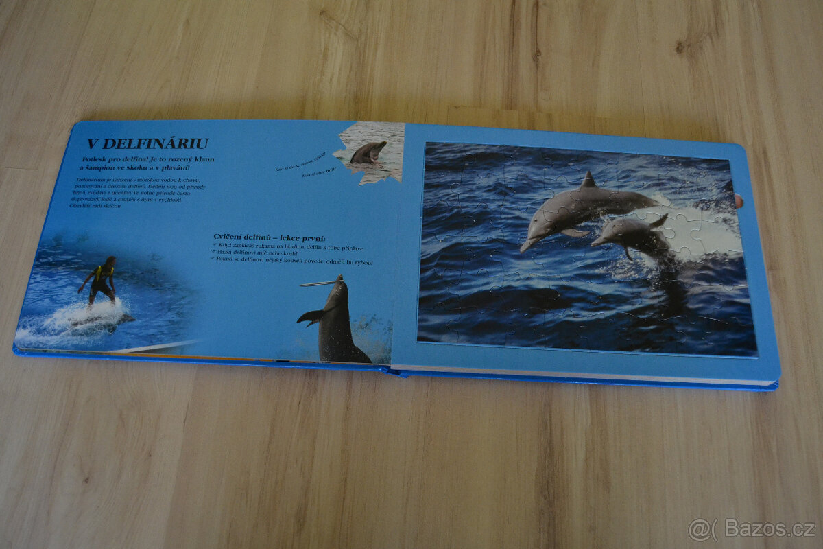 Puzzle Kniha Delfíni, Top stav - 2