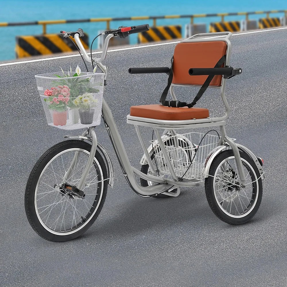 Nová tříkolka pro seniory s opěradlem - 2