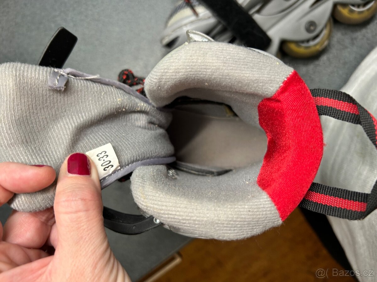 Dětské zvětšovací inline brusle vel. 30-33 - 2