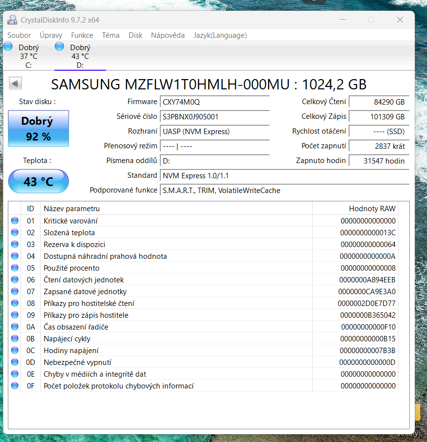 SSD NVMe Samsung 1 Tb - 2
