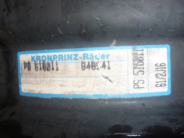 Použité plechové disky 6.5J x 16 ET26, 4×108, střed 65 mm - 2