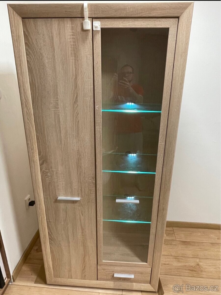 Obývací stěna dub Sonoma - 2