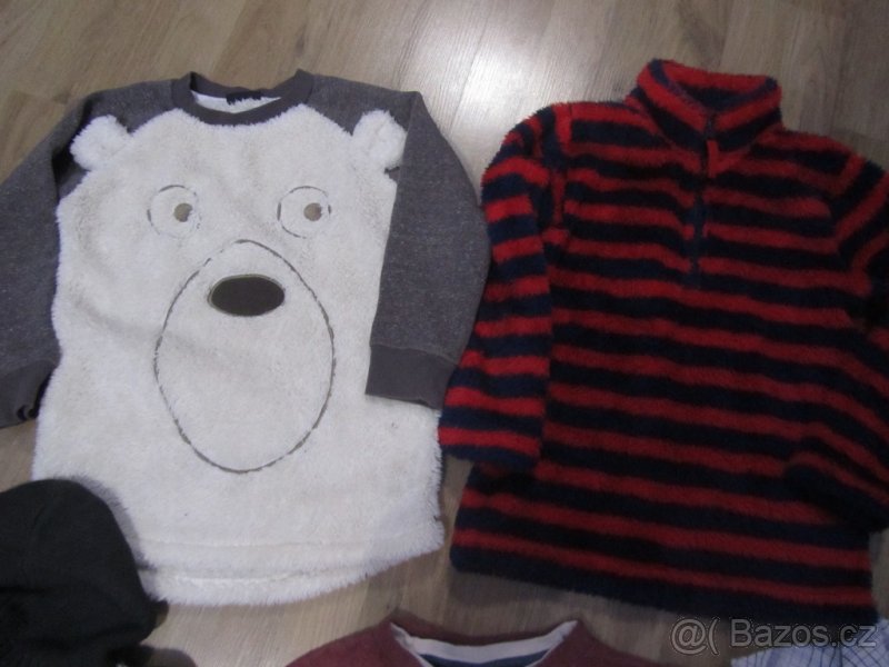 Mikinky + triko + košile + svetr vel.116 - 2