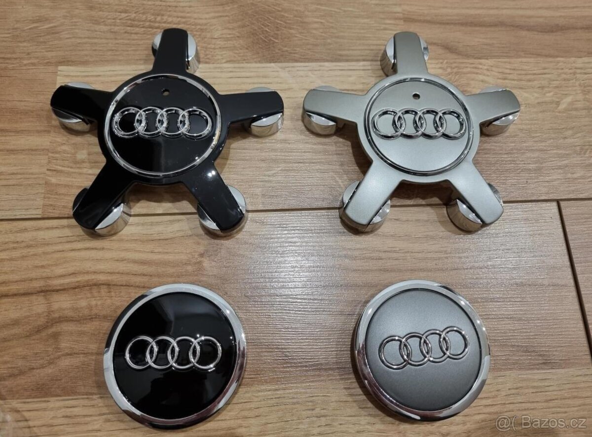 Poklicky AUDI hviezdice kryty stredu disku kol - 2
