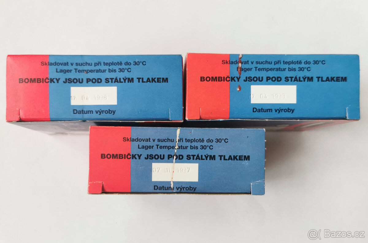 Retro sifonové bombičky CO₂ - 2