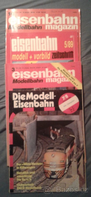 Železniční, modelářské časopisy - 2