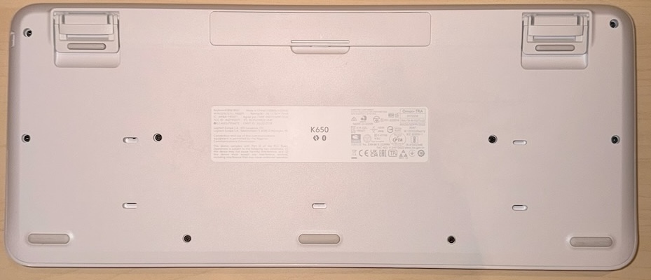 Logitech K650 - bezdrátová klávesnice – šedá - 2