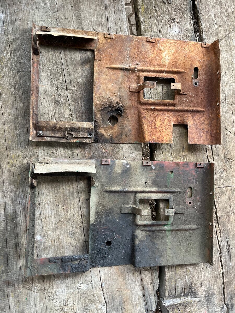 Prodám plechy pod palubovku Zetor 35 Super - 2