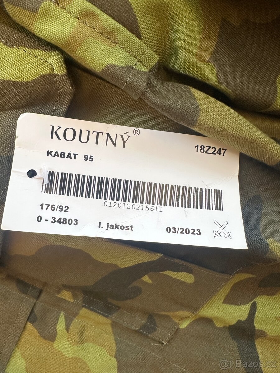 kabát 95 AČR - 2