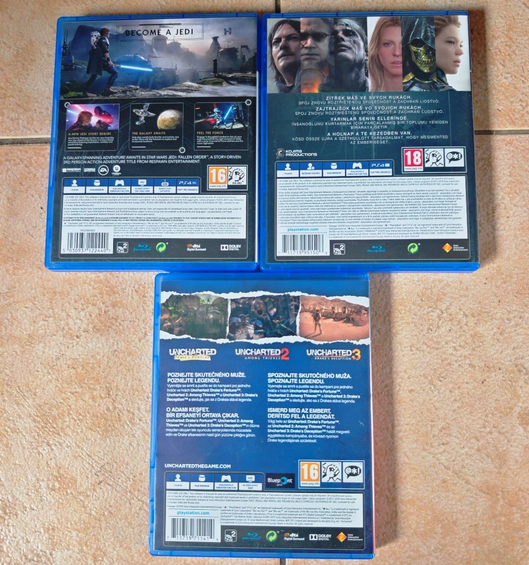 PS4 Hry Star Wars Death Strandin Uncharted - 2