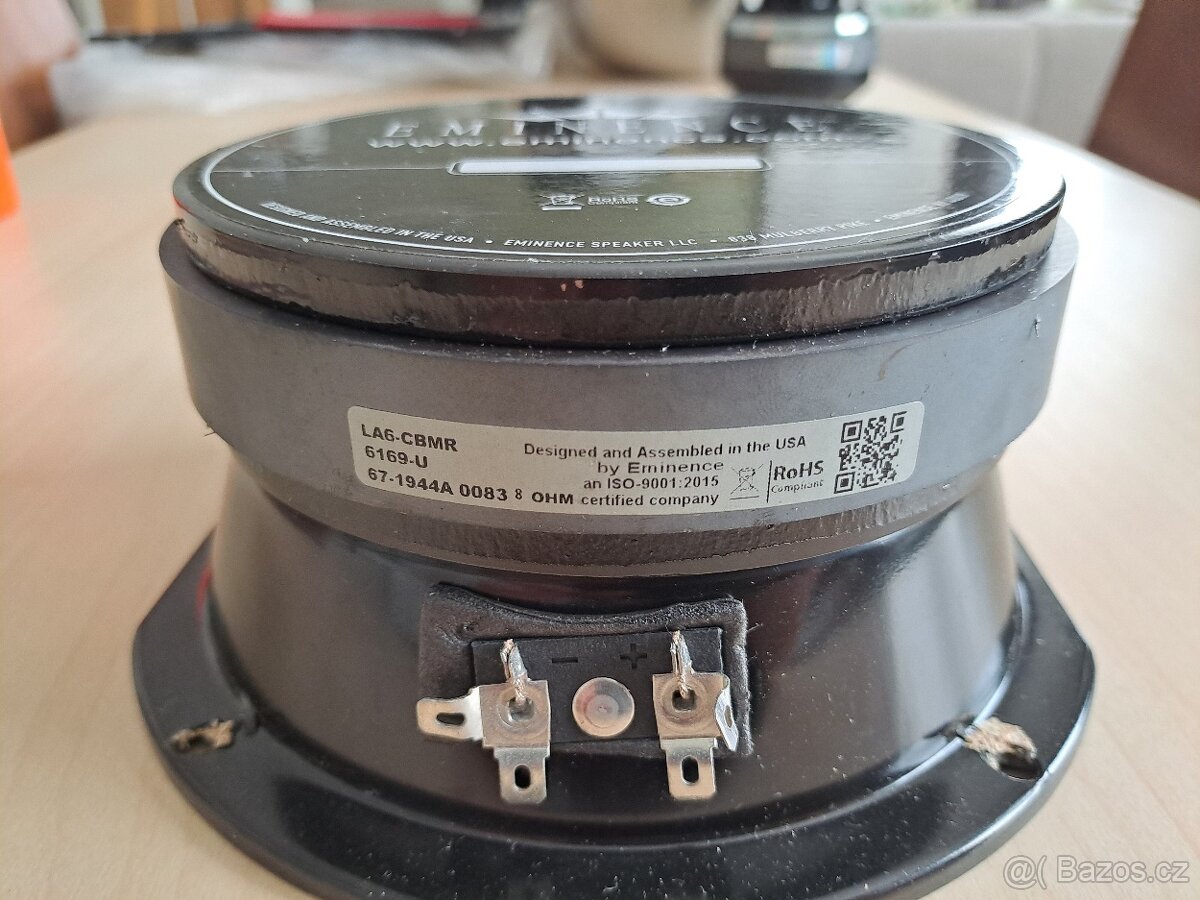 Středový reproduktor Eminence LA6-CBMR, 8 Ohm 150W - 2