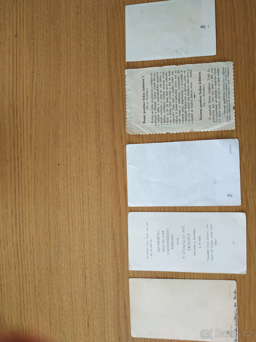 Sbírka kartiček Blahoslavených - 2