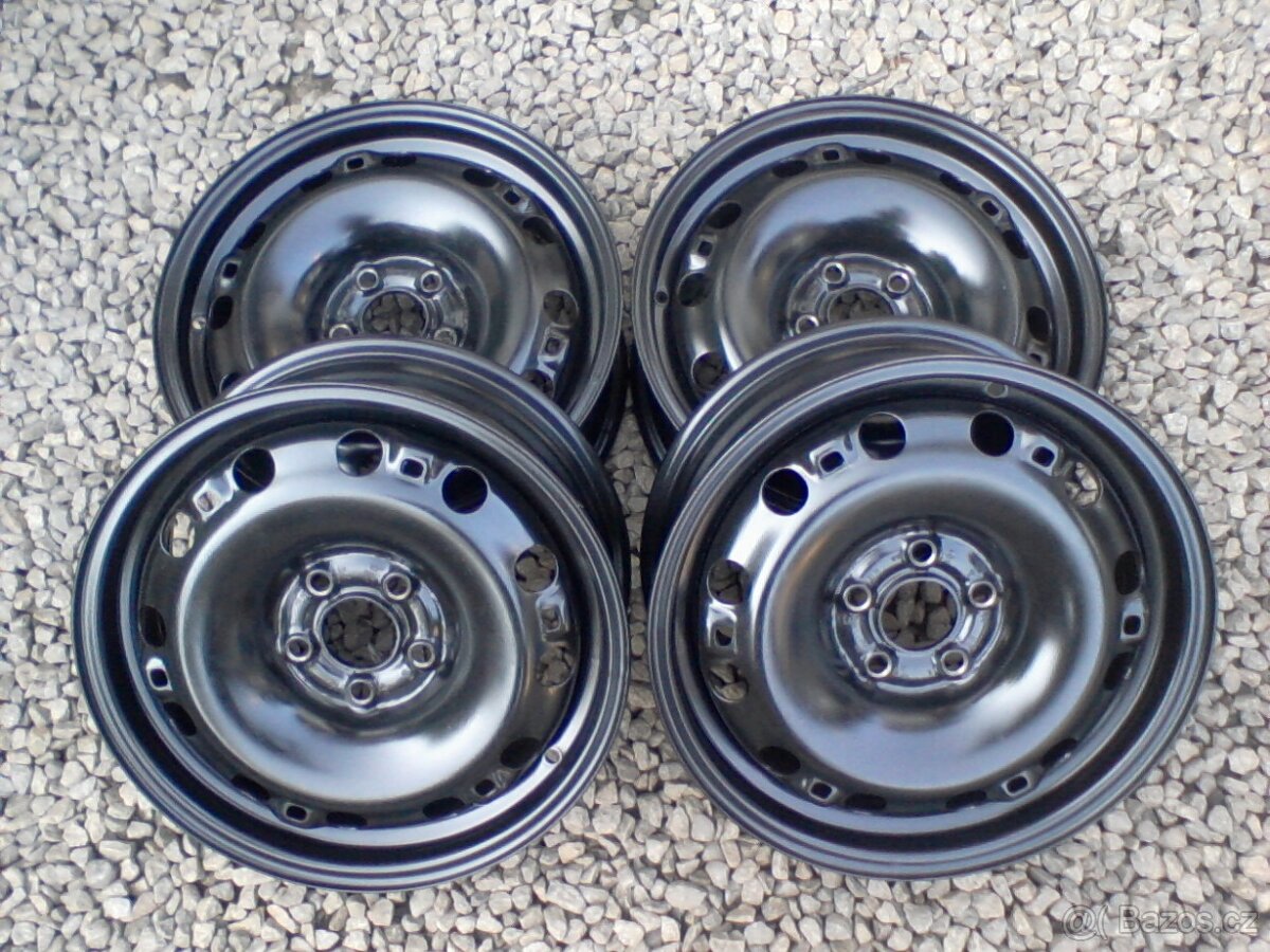 15 plechové disky Škoda Fabia III,Rapid,VW Polo,Seat Ibiza - 2