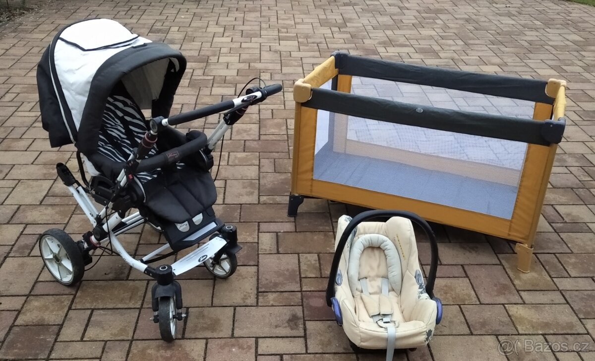 Autosedačka, postýlka. - 2