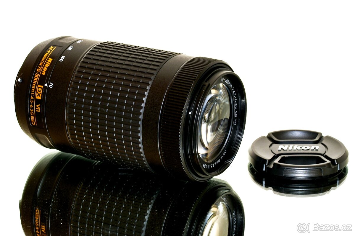 Nikon AF-P DX 70-300mm G VR + UV Kenko TOP STAV - 2