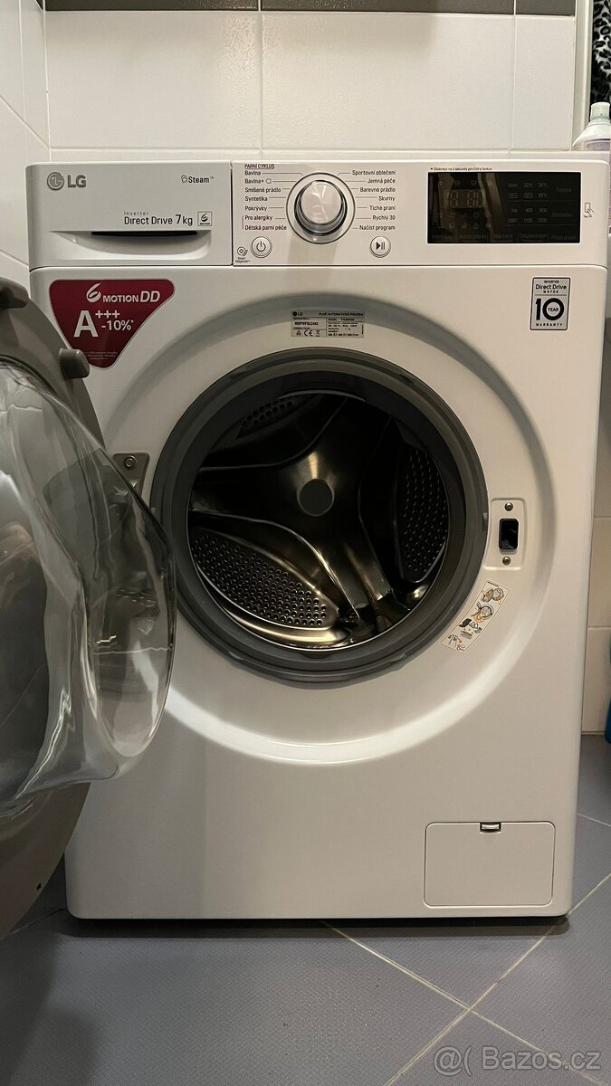 Parní pračka LG v záruce A+++ - 2