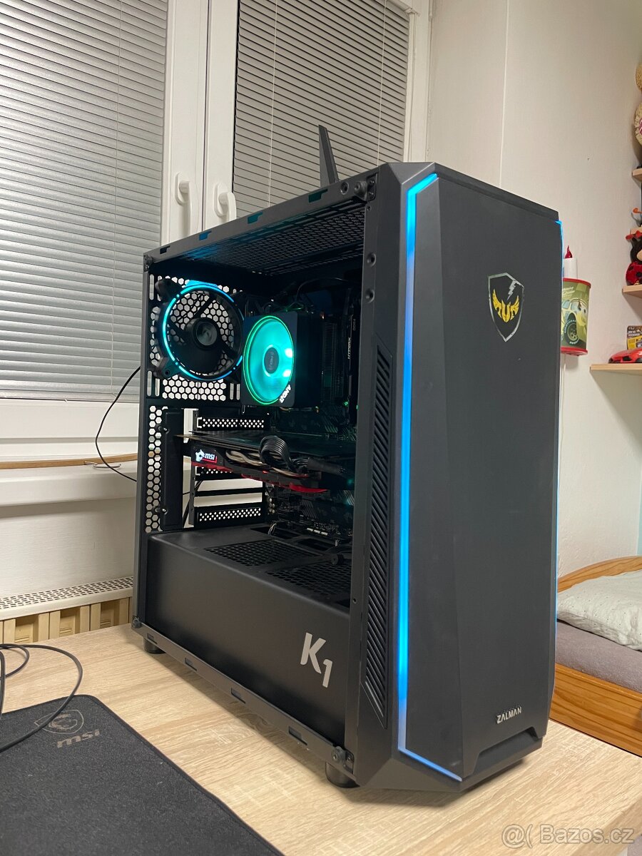 Herní PC – Ryzen 7 3700X, GTX 1070, 1TB SSD – funkční, levně - 2