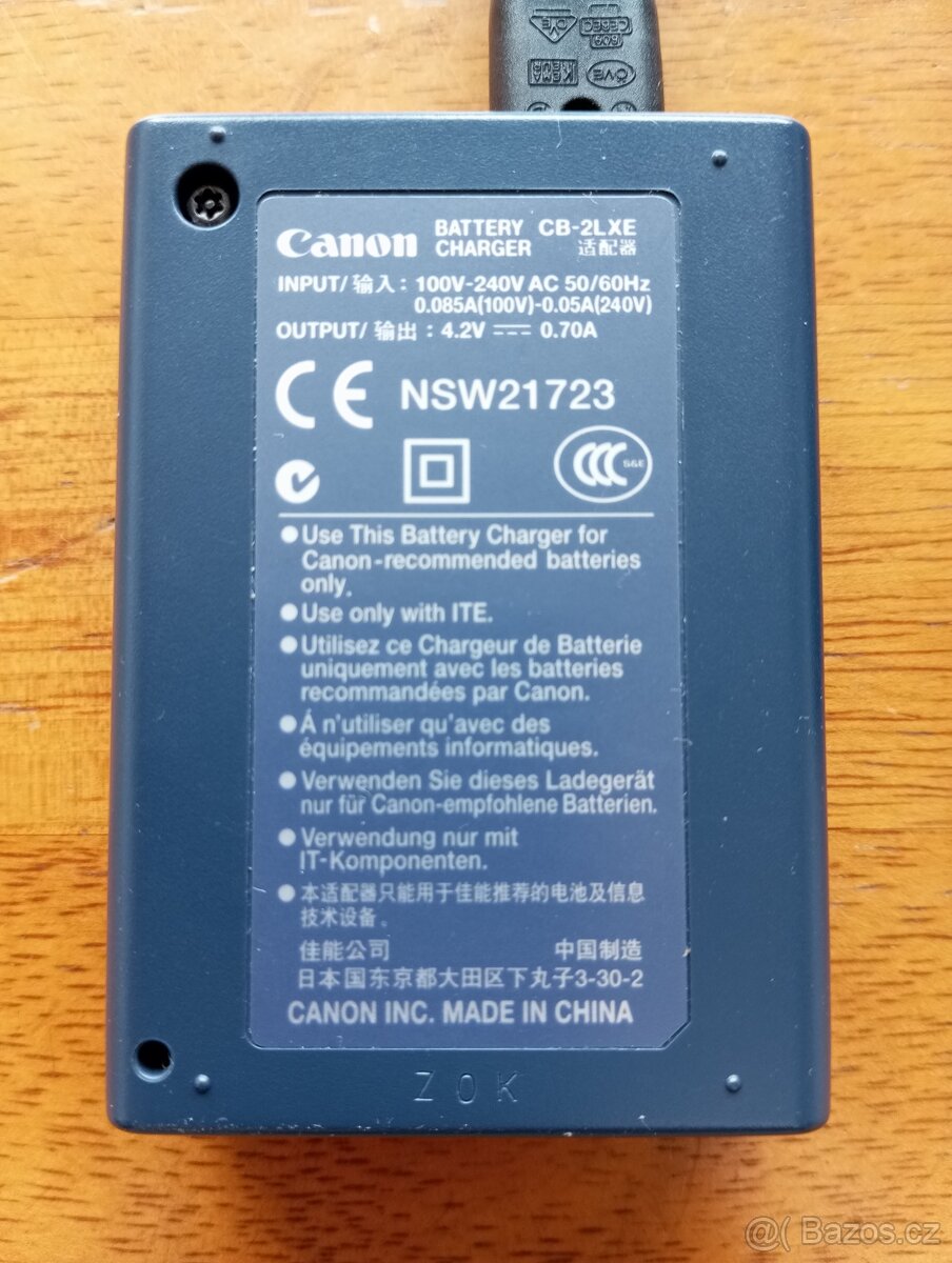 Nabíječka baterií Canon CB-2LXE (NSW21723) + ZDARMA FOŤÁK - 2
