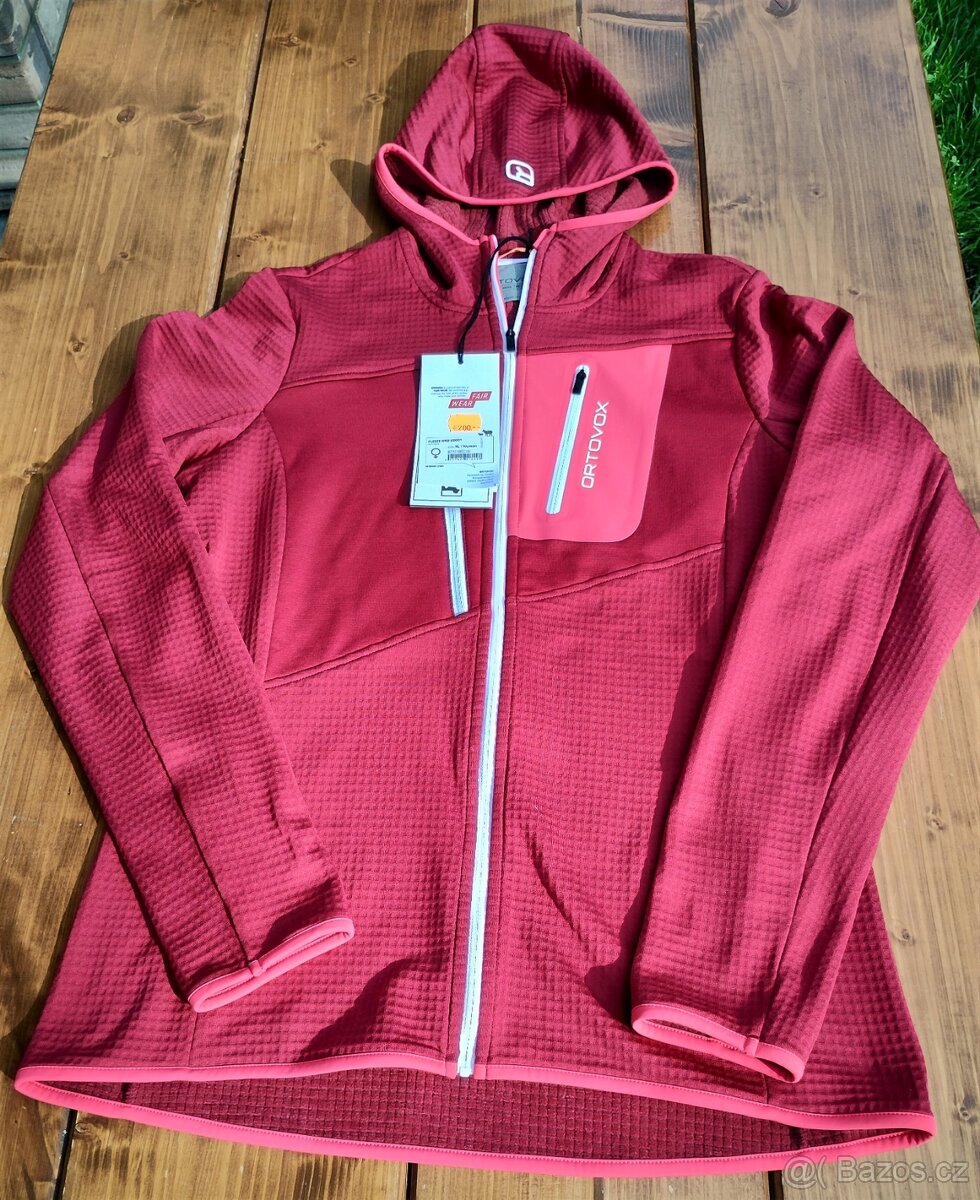 Mikina ORTOVOX FLEECE Grid Hoody W vel.XL-levně - 2