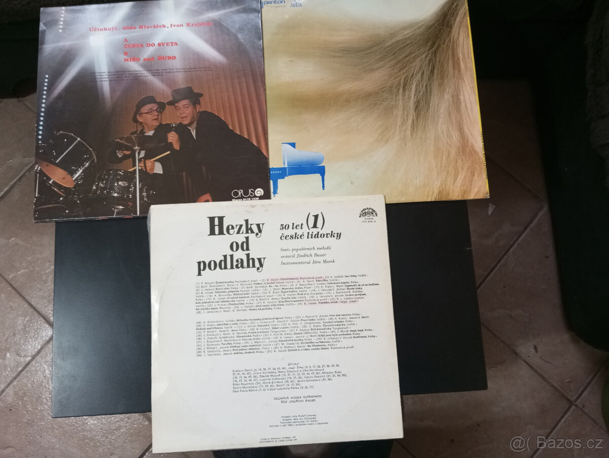 LP,3ks, Malásek,Hezky od podlahy,Hlaváček+Krajíček - 2