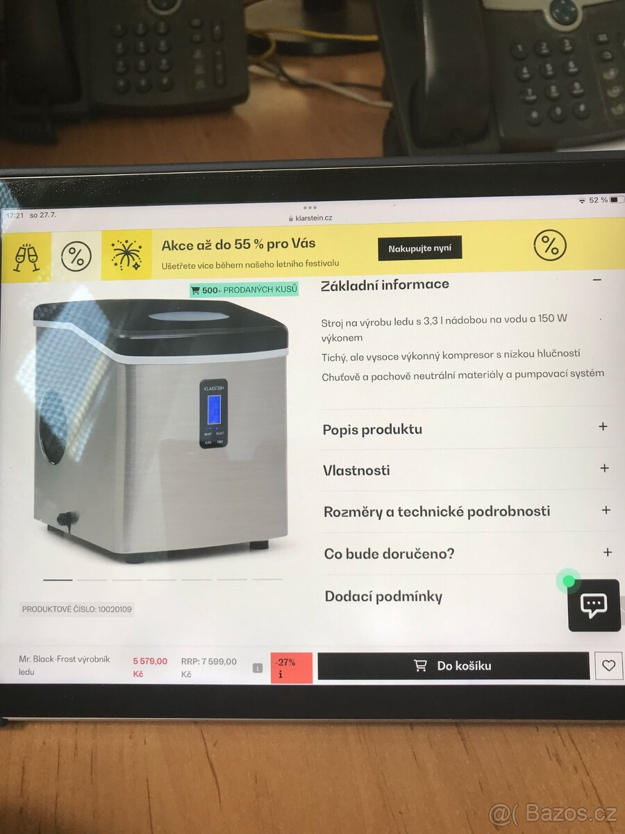 Výrobník ledu Klarstein - 2