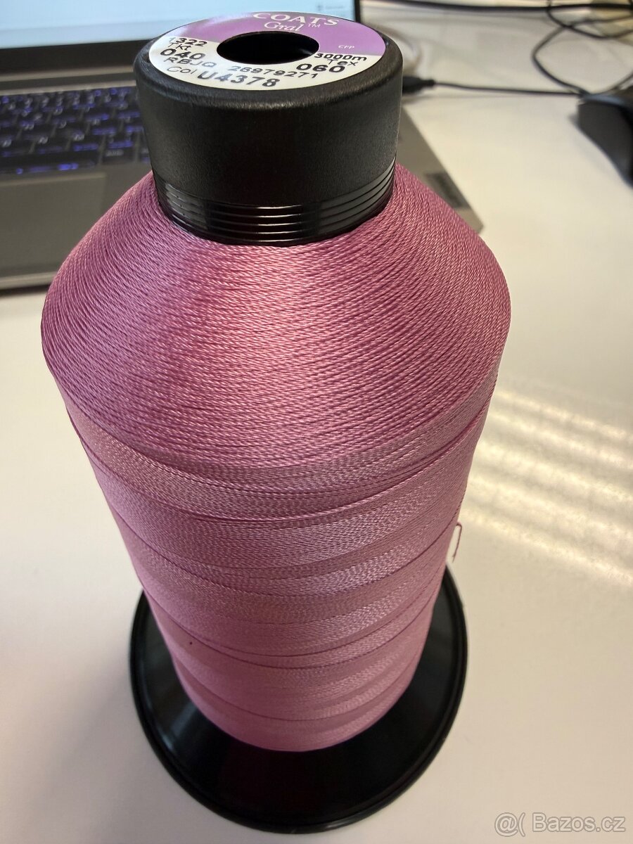 Nitě růžové NOVÉ - 2