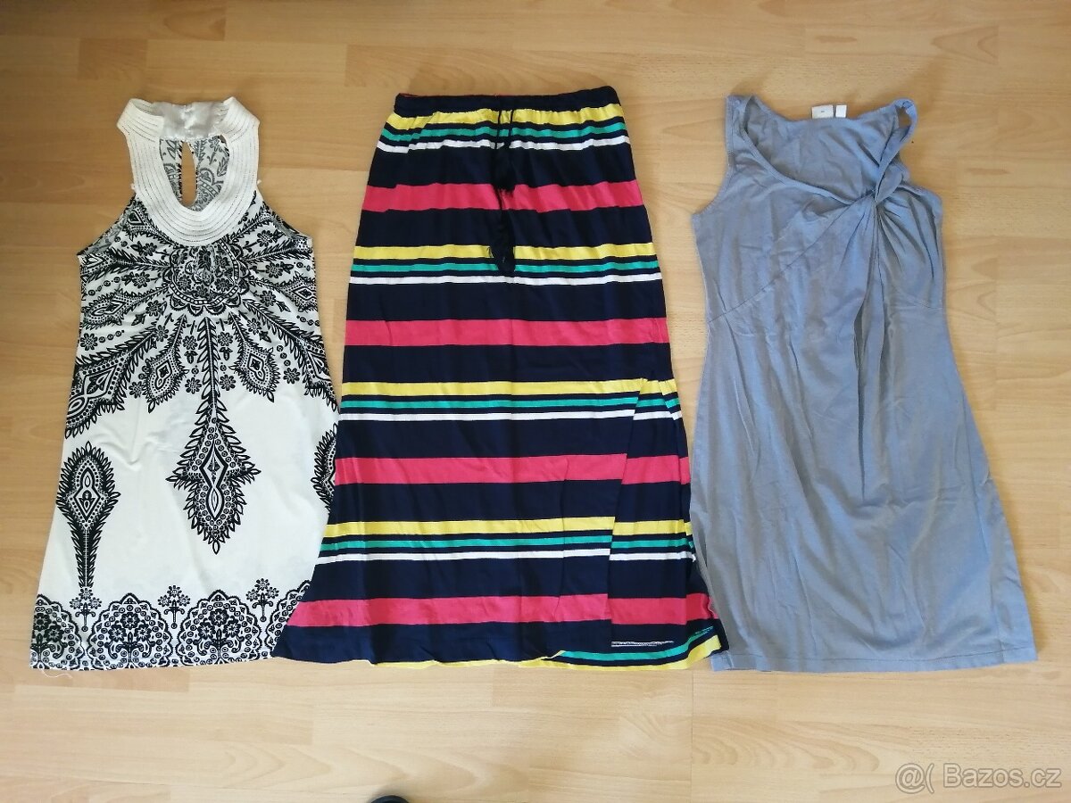 Dívčí šaty a sukně, vel. 152-158-164 - 2