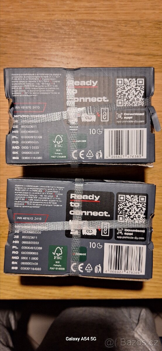 2x Parkside Smart Battery 20V 8Ah. - 2