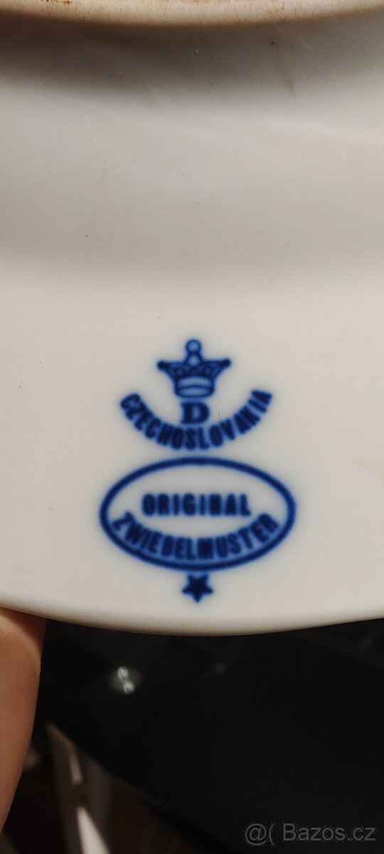 Nástěnné hodiny porcelánové - 2