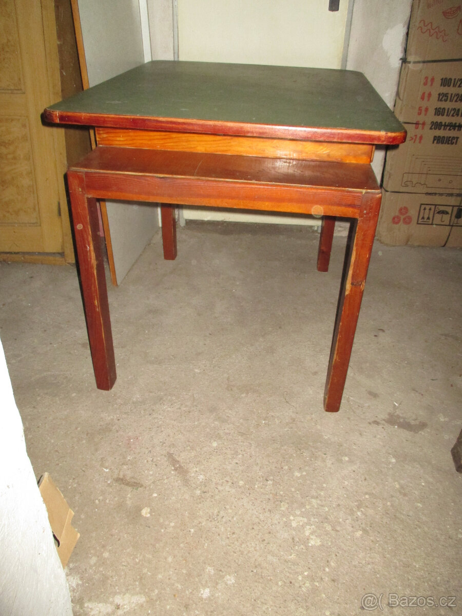 Retro stůl a židle - 2