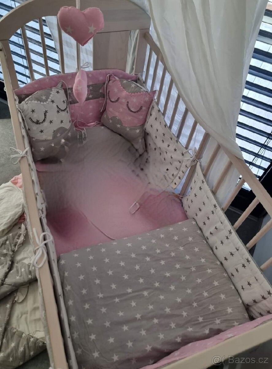 Dětská postýlka s nebesy Puppolina - 2