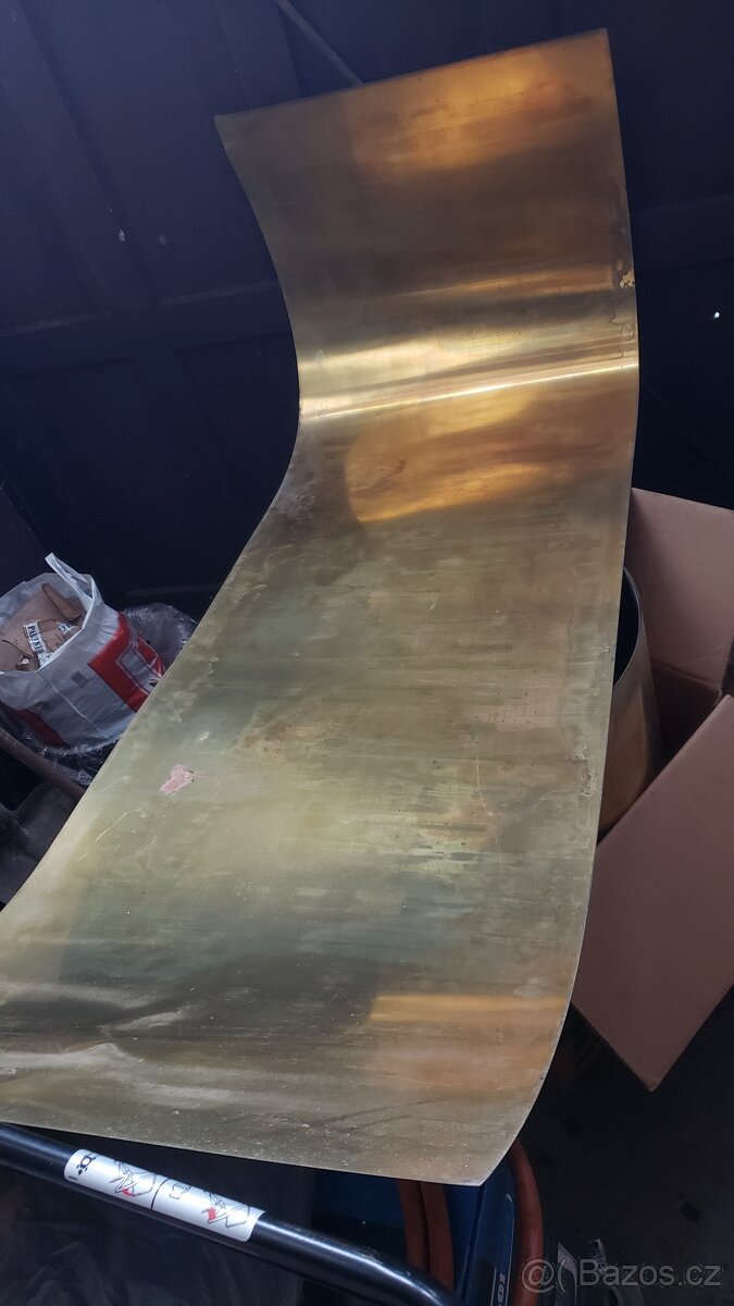 Mosazný plech 61,5 x 202 cm - 2