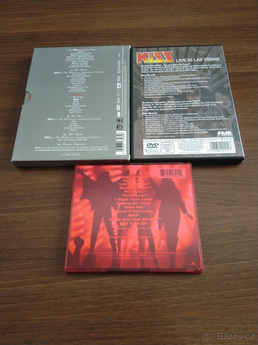 DVD's a CD Kiss - 2