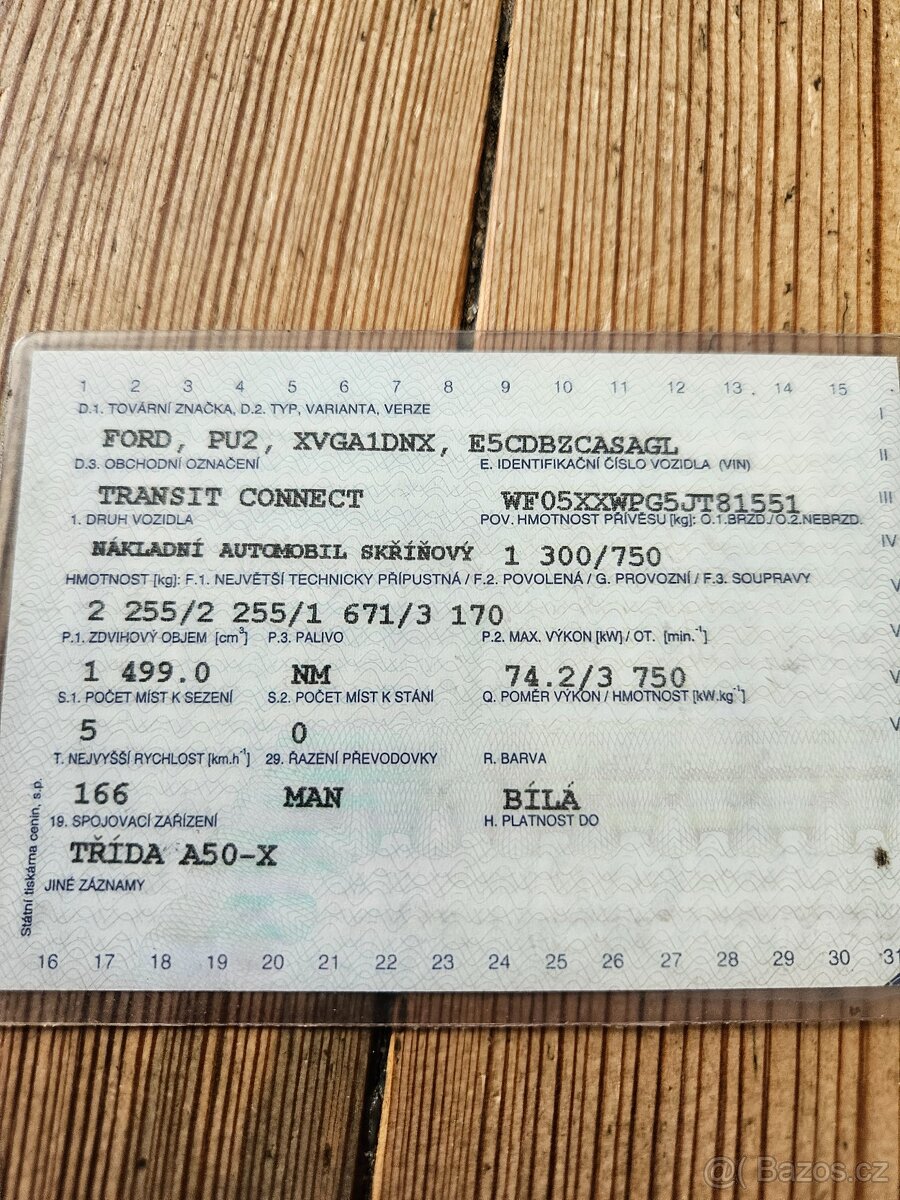 Prodám Ford transit connect combivan - 2