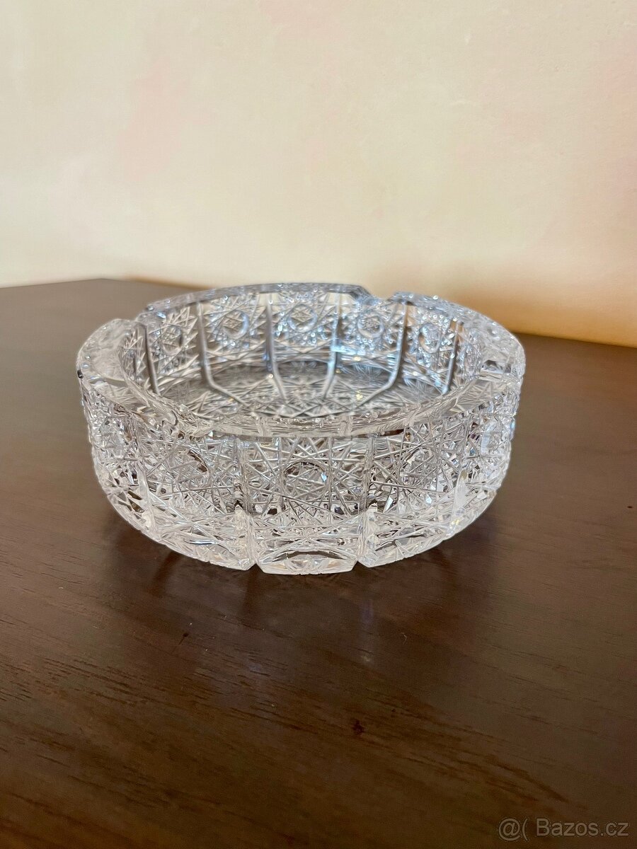 Bohemia crystal - popelníček - 2