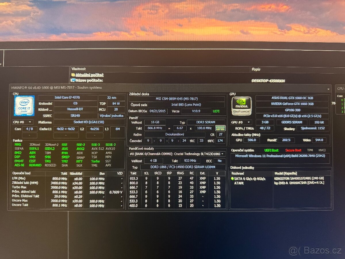 (prodáno 19.2.2026 ❌💰) PC 50 HP Pro - 2