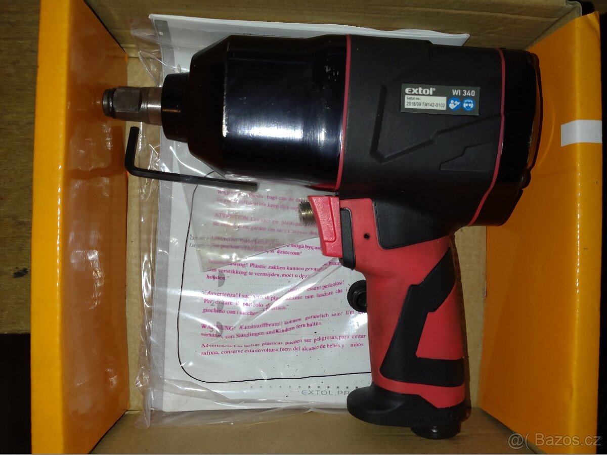 Pneumatický utahovák Extol WI340 - 2