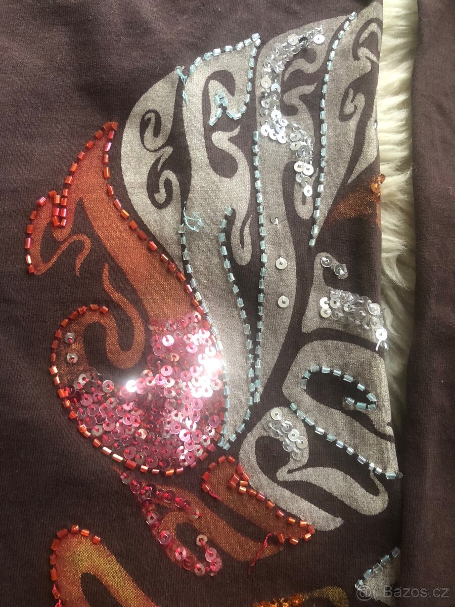 Triko dlouhý rukav kvalitni materiál Retro - 2