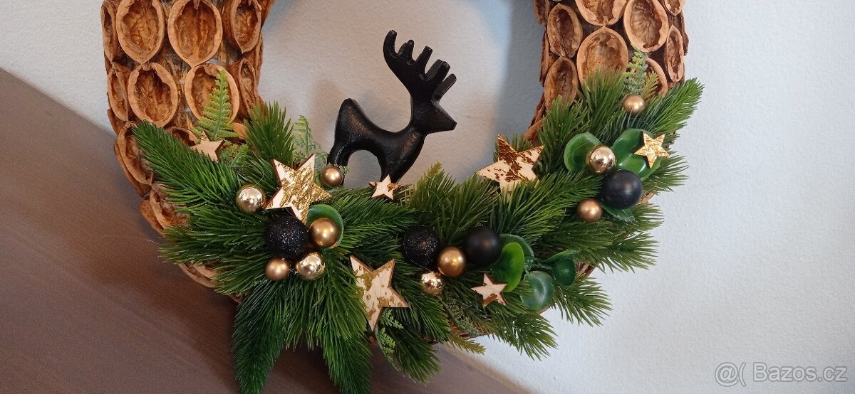 Vánoční věnec na dveře - 2