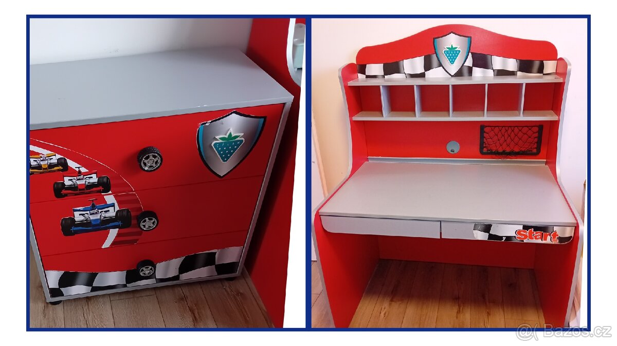 Dětský nábytek stůl a komoda - 2