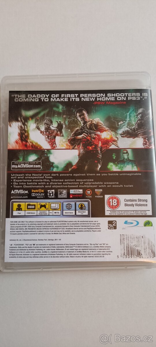 Ps3- Wolfenstein - 2