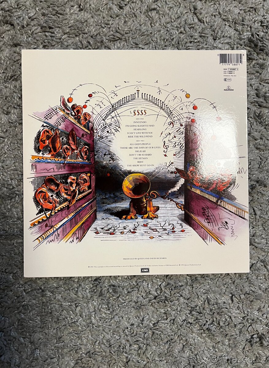 Queen Unnuendo LP Deska - 2