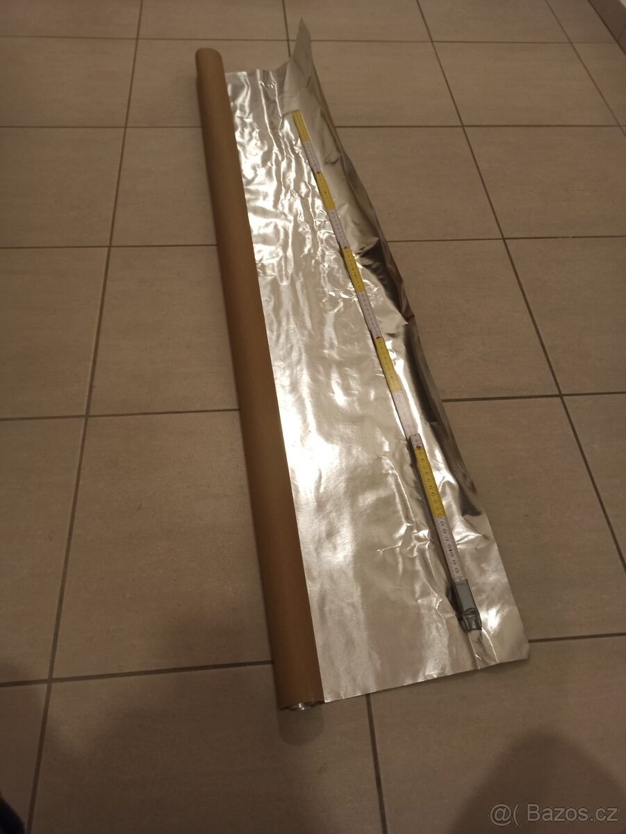 Hliníková Alu folie pro stavbu sauny cca 6m2 - 2