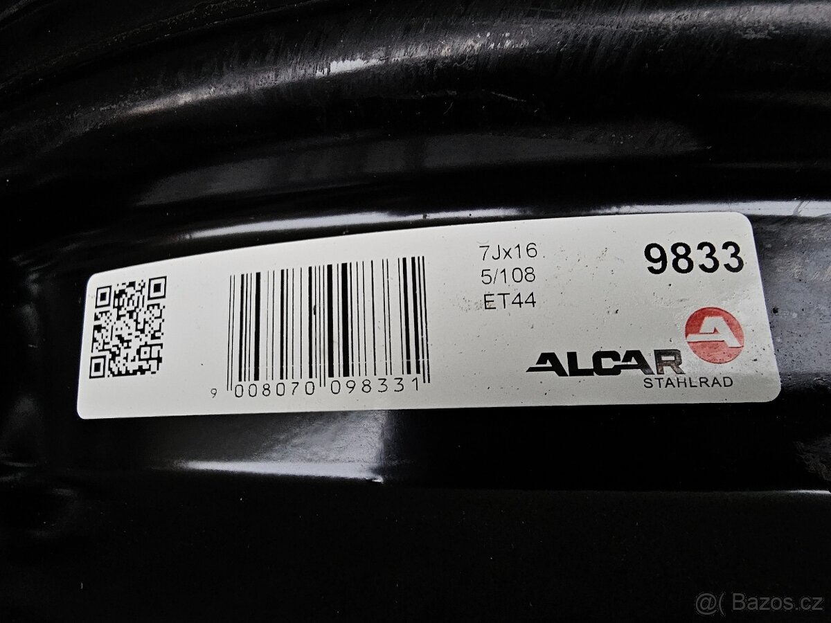 Kola disky Peugeot 308 5x108 R16 ET44 7J Opel Astra L - 2