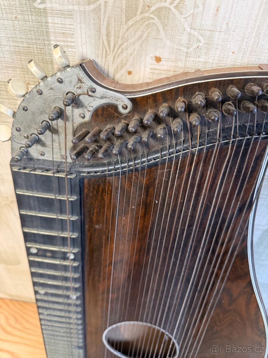 Starožitná koncertní citera - 2