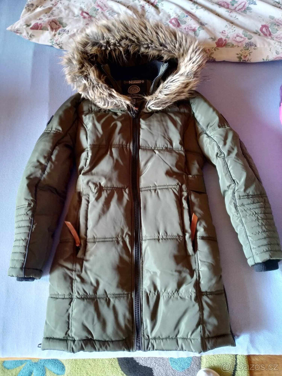 Zimní bundy, kabát vel. 140 - 2