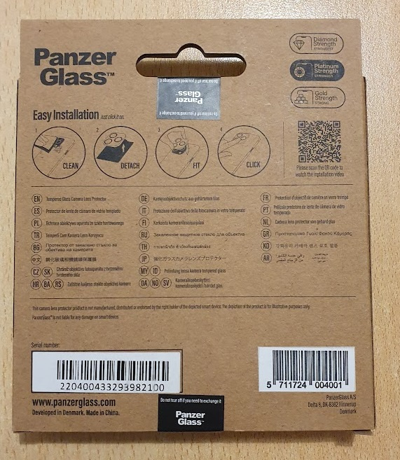 PanzerGlass Camera Protector iPhone 2022 6.1"Pro/6.7"ProMax - 2